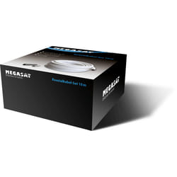 Megasat Kabel / Adapter cavo coassiale 10 m F Bianco