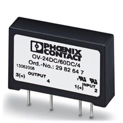 Phoenix Contact OV-24DC/ 60DC/4 trasmettitore di potenza Nero