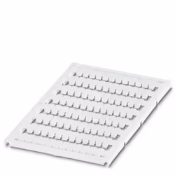 Phoenix Contact UC2-TM 5, Indicatori per morsettiera, 10 pz, Bianco, 5 mm