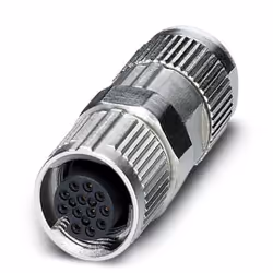 Phoenix Contact 1559631, M12, Nero, Argento, Zinco, Nichel, IP67, 30 V