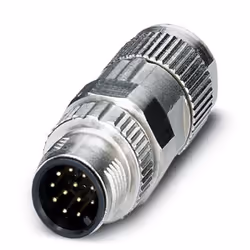 Phoenix Contact 1559592, M12, Nero, Argento, Zinco, Nichel, IP67, 30 V