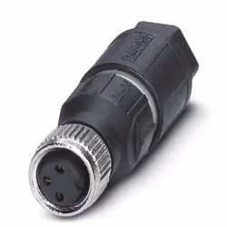 Phoenix Contact 1441040, M8, Nero, Argento, Zinco, Nichel, IP67, 60 DC, 48 AC