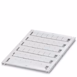 Phoenix Contact UCT-TM 8, Indicatori per morsettiera, 10 pz, Bianco, 7,6 mm, 10,5 mm, 4,76 mm