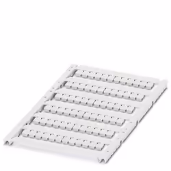 Phoenix Contact UCT1-TMF 5, Indicatori per morsettiera, 72 pz, Bianco, -40 - 120 °C, V0, 4,45 mm