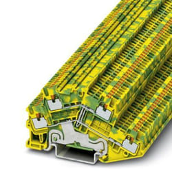 Phoenix Contact PTTBS 1.5/S-PE morsettiera Verde, Giallo