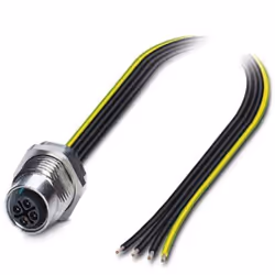 Phoenix Contact 1424133, Maschio, IP67, -40 - 105 °C, Alogena, RoHS, 50,2 g