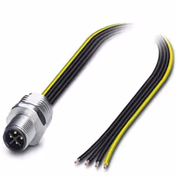 Phoenix Contact 1424139, Maschio, IP67, -40 - 105 °C, Alogena, RoHS, 48,4 g
