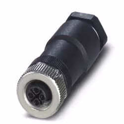 Phoenix Contact 1404642, M12, Nero, Acciaio inox, Zinco, Nichel, IP67, 630 AC