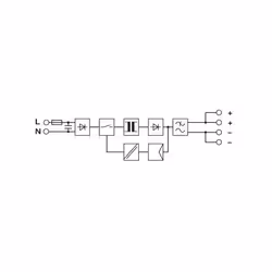 Phoenix Contact UNO-PS/1AC/24DC/60W adattatore e invertitore Interno Grigio