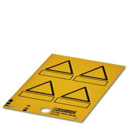 Phoenix Contact 1014132 etichetta autoadesiva Nero, Giallo 10 pz