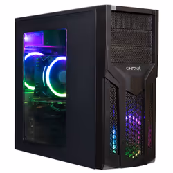 CAPTIVA Advanced Gaming I80-428 Intel® Core™ i3 i3-14100F 32 GB DDR4-SDRAM 1 TB SSD NVIDIA GeForce RTX 3060 Desktop PC Nero