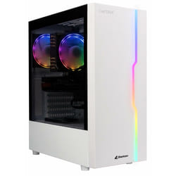CAPTIVA Advanced Gaming Ryzen 7 5700X 16GB 1TB SSD GeForce RTX 4060 Win11 Home Desktop PC Bianco