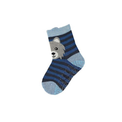 Sterntaler AIR Motiv Wolf Unisex Calzini per squadra Blu, Grigio 1 paio/a