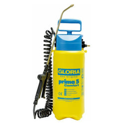 Gloria - Atomizzatore a pressione Prima 5 Comfort con tubo a spirale 2,5m - 5L
