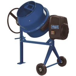 Betoniera elettrica 140l 550w Scheppach mix140 impastatrice miscelatore cemento