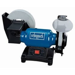 Smerigliatrice combinata da banco mola ad acqua 150/200 mm 250w Scheppach bg200w