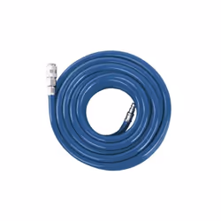 Robusto tubo flessibile per aria compressa in PVC con rivestimento in tessuto. Diametro interno del tubo flessibile 8 mm. Con ...