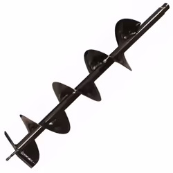 ELICA TRIVELLA DIAMETRO ø200 MM LUNGHEZZA CM 80 DI RICAMBIO PER MOTOTRIVELLA SCHEPPACH EB1700 - EB2000 Accessorio opzionale p ...