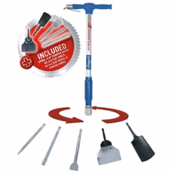 MARTELLO DEMOLITORE VANGA PNEUMATICO SCHEPPACH AERO SPADE: UTENSILE MULTI-USO PENUMATICO IDEALE PER EDILIZIA E GIARDINAGGIO L ...