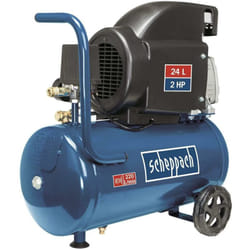 Compressore aria lubrificato 24 litri 2,0 hp 8 bar Scheppach hc26