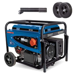 Scheppach SG7100 gruppo elettrogeno 5000 W Benzina Nero, Azzurro