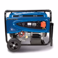Scheppach SG7100 gruppo elettrogeno 5000 W Benzina Nero, Azzurro