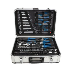Scheppach - Valigia cassetta set utensili attrezzi chiavi inserti 101 pz tb150