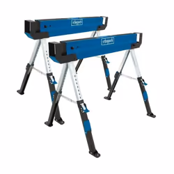 CAVALLETTO PIEGHEVOLE LAVORO APPOGGIO SUPPORTO RICHIUDIBILE SCHEPPACH MWB600 Il cavalletto Scheppach MWB600 è ideale per mont ...