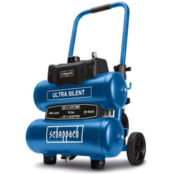 Compressore aria super silenziato 20 lt 10 bar Scheppach hc20si-twin