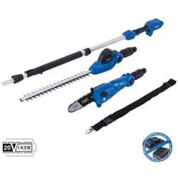 Potatore tagliasiepi 2in1 con asta 20v senza batteria ixes Scheppach c-phts410-x