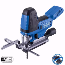 Il seghetto alternativo a batteria Scheppach BC-JS254-X è ideale per tagli precisi in un'ampia varietà di materiali come legn ...