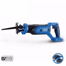 Con la sega alternativa a batteria C-RS100-X di Scheppach è possibile eseguire tagli precisi in legno, plastica, metalli non ...