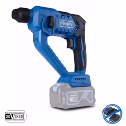 Il potente trapano tassellatore a batteria Scheppach C-RHD130-X è lo strumento ideale per forare, perforare con percussione e ...