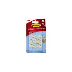 3M - Blister 6 piccoli appendini trasparenti 8 strisce 225gr 17006clr command