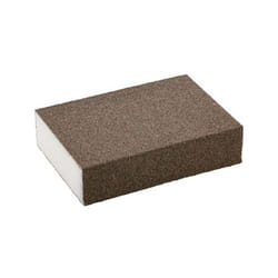 3M - Spugnetta Abrasiva Rivestita Su 4 Lati, Corindone, Grado Di Finezza: Fine Grano 100