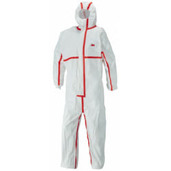 3M - Tuta Protettiva - 4565, Bianco / Rosso Tipo 4/5/6 4Xl