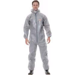 tuta protettiva 3M ™>> 4570 < Tuta di protezione One-off per la movimentazione di inquinanti pericolosi Specialmente per la m ...