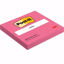 Post-It 6820-COL-W10 pouch autoadesiva Quadrato Colori assortiti 100 fogli Autoadesivo - Vista aggiuntiva 2