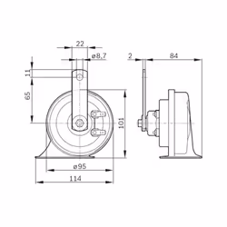 Tromba BOSCH 0 986 AH0 502 - Vista aggiuntiva 7