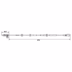 Sensore, velocità ruota BOSCH 0 265 007 790 - Vista aggiuntiva 7