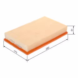 Filtro aria BOSCH 1 457 433 096 - Vista aggiuntiva 6