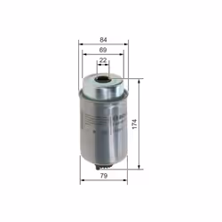 Filtro carburante BOSCH F 026 402 271 - Vista aggiuntiva 7