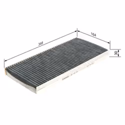 Filtro cabina BOSCH 1 987 432 345 - Vista aggiuntiva 7