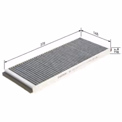 Filtro cabina BOSCH 1 987 432 317 - Vista aggiuntiva 7