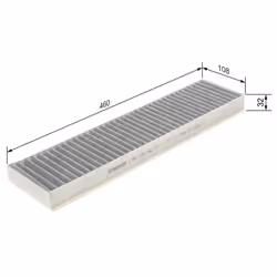 Filtro cabina BOSCH 1 987 432 382 - Vista aggiuntiva 7