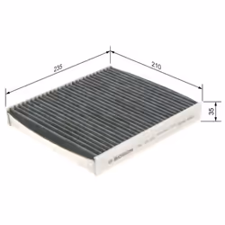 Filtro cabina BOSCH 1 987 432 413 - Vista aggiuntiva 7