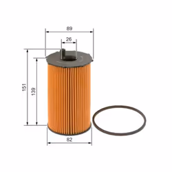 Filtro olio BOSCH 1 457 429 307 - Vista aggiuntiva 4