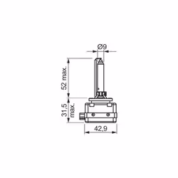 Lampadina allo xeno D1S 35W BOSCH 1 987 302 905, 1 Pezzo - Vista aggiuntiva 7