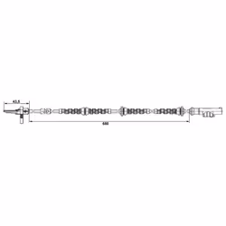 Sensore, velocità ruota BOSCH 0 265 008 005 - Vista aggiuntiva 6