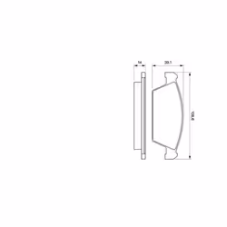 Set di pastiglie freno BOSCH 0 986 494 066, anteriore